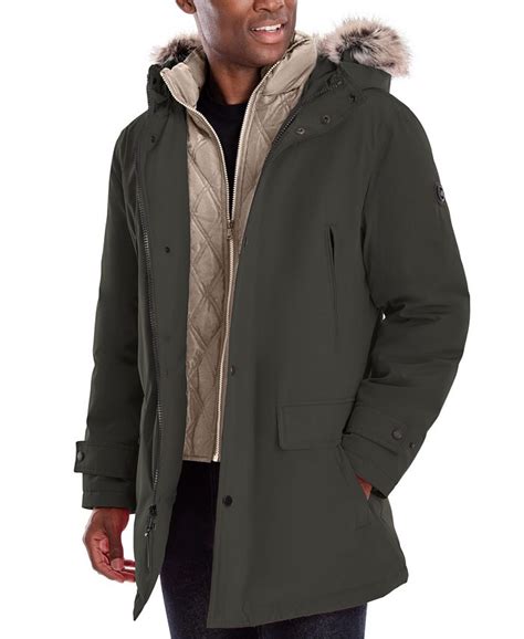 michael kors men's hooded bib snorkel parka|Michael Kors Men's Hooded Bib Snorkel Parka, Created for .